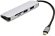 USB-хаб PowerPlant USB Type-C — 3xUSB 3.0 Ports + TF/SD Card Reader (CA912100) - зображення 1