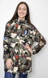 Вітровка жіноча Miss Sun парка камуфляж метелики Msj-s005 2XL/50 - изображение 1