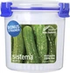 Ємність для зберігання сипких продуктів Sistema Klip It Blue 700 мл (1370) - зображення 2