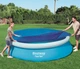 Універсальний тент-чохол для басейну IntexPool Pool Covers Тарпаулін Синій 244 см - зображення 4