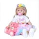 Силіконова Колекційна Лялька Реборн Reborn Дівчинка ( Вінілова Лялька Lisa Doll2) NPK Висота 60 см - изображение 5