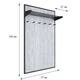 Настенная вешалка Fenster Верона 2 Урбан 130x77x27 - изображение 4