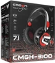 Наушники Crown Gaming Headset CMGH-3100 Red - изображение 6