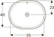 Раковина GEBERIT VariForm 60 500.757.01.2 белая - изображение 2