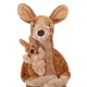 Плюшеві мама та дитинча кенгуру Kangaroo and Joey Lifelike Stuffed Animal Melissa & Doug MD8834 - зображення 3