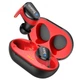 Беспроводные блютуз наушники HOCO ES 41 Bluetooth с чехлом для зарядки Black-Red - зображення 1