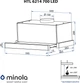 Вытяжка MINOLA HTL 6214 I 700 LED - изображение 13