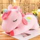 Мягкая игрушка единорог Happy Toys розовый 32см - изображение 1