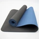Коврик для йоги и фитнеса TPE (йога мат, каремат спортивный) OSPORT Yoga ECO Pro 6мм (FI-0076) Черно-синий - изображение 1