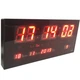 Часы настенные VST-4622-1/1237 электронные с будильником и красной подсветкой Черные - изображение 2