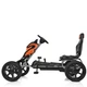 Детский педальный карт веломобиль Bambi 1504-2-7 Black Orange (1504) - изображение 3