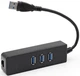 Адаптер Dynamode USB 3.0 - RJ45 Gigabit Lan с 3-х портовым хабом USB 3.0 (USB3.0-Type-A-RJ45-HUB3) - изображение 2