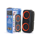 Портативная беспроводная Bluetooth колонка JBK- 8901,USB, FM, Акустическая система, С музыкальной подсветкой 10Вт Черная с красным - изображение 1