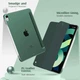 Чехол обложка BBM1 Leather для iPad Air 4 2020/Air 5 2022 10,9"/Air 11" 2024(M2)/2025(M3)/2026(M4) Темно-зелёный - изображение 7