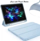 Силиконовый чехол обложка + Pencil Holder BBM1 для iPad Pro 11’’ 2021/2022 Голубой - изображение 7