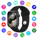 Смарт-часы Smart watch NB-PLUS, беспроводная зарядка, голосовой вызов, black - изображение 2