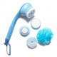 Массажная щетка для тела Spin Spa Brush с 5 насадками - изображение 3