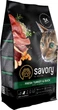Сухой корм для кошек Savory со свежим мясом индейки и уткой 400 г - изображение 1