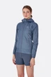 Куртка Rab Vital Windshell Hoody Women's 14 Сірий-Блакитний - зображення 1