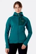 Флисовая кофта Rab Superflux Hoody wmns 8 Темно-бірюзовий - изображение 1