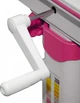 Дитячий стіл Evo-Kids (стіл + ящик + полиця) Evo-40 PN Білий / Рожевий - зображення 2