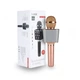 Беспроводный караоке микрофон блютуз (Bluetooth) WSTER WS-1688 Розовый с громким динамиком - изображение 2