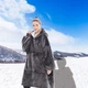 Двухсторонняя толстовка плед One Size халат с капюшоном Huggle Hoodie Серая - изображение 2