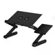 Столик для ноутбука с складными ножками Laptop Table T8, Black - изображение 1