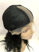 Парик на сетке Lace Wig Gianna № 1B длинный черный мягкий, 80 см, термостойкое волокно - изображение 4