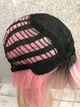 Парик LILY Ombre Pink каре розовый омбре, с имитацией кожи, термостойкое волокно - изображение 6