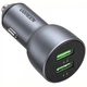 Автомобильное зарядное устройство Ugreen CD213 36W 2xUSB QC 3.0 3A Car Charger (Dark Blue) - изображение 1