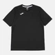 Подростковая футболка для мальчика Joma Combi 100052.100 141-152 см 2XS Черная (9995041944042) - изображение 1