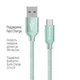 Дата кабель USB 2.0 AM to USB-C 2.0m mint ColorWay (CW-CBUC008-MT) - изображение 3