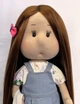 Интерьерная текстильная кукла ручной работы Дарина Hand Made - изображение 3