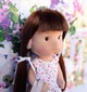 Інтер'єрна текстильна лялька ручної роботи Камілла Hand Made - зображення 2