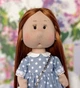 Интерьерная текстильная кукла ручной работы Инга Hand Made - изображение 2