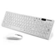 Беспроводный комплект клавиатура и мышка UKC K06 для ПК компьютера и ноутбука Белый (529043) - изображение 1