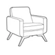 Крісло Fiord Sweetsit 81x87x78 (FIORD_1) 002223 - зображення 2