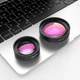 ​Объектив для телефона ORICO Phone Camera Lens 0.45X Wide Angle Lens, 12.5X Macro Lens 2 in 1 MPC-A1-BK - изображение 3