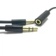 Кабель мультимедійний Jack 3.5mm мама/2xJack 3.5mm папа 1.5m PowerPlant (DV00DV4057) - зображення 1