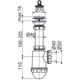Alcaplast Сифон для мийки d70 d50/40 - A441-DN50/40 - изображение 2