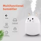 Увлажнитель воздуха Humidifier ProGaily Мышка с LED подсветкой на 250 мл Синий - изображение 6