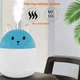 Увлажнитель воздуха Humidifier ProGaily Мышка с LED подсветкой на 250 мл Синий - изображение 3