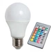Лампа світлодіодна Lemanso 5W E27 RGB LM734 з пультом - зображення 1