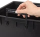 Горшок для цветов Prosperplast RATO с вставкой 2 в 1 Н-40.8 см мокка (70896-7529) - изображение 6