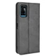 Чохол-книжка Deexe Retro Style для ZTE Blade A71 - Black - зображення 3