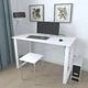 Письменный стол Ferrum-decor Драйв 750x1400x700 Белый металл ДСП Белый 16 мм (DRA120) - изображение 2