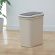 Відро для сміття з кришкоюMVM BIN-04 15L BEIGE (15 л) Бежеве - зображення 3