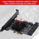 Плата розширення PCI Express 8 Port SATA III 6 Gbps PCE8SAT-M01 VER006S - зображення 10
