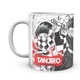 Кружка GeekLand Demon Slayer Клинок, рассекающий демонов Танджиро Черно-белый коллаж SL 02.447 - изображение 2